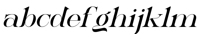 Alegiro Font - Italic Font LOWERCASE