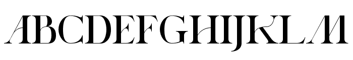 Alegiro Font - Regular Font UPPERCASE