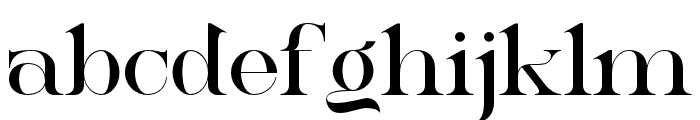 Alegiro Font - Regular Font LOWERCASE