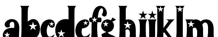 Alegro Star Font LOWERCASE