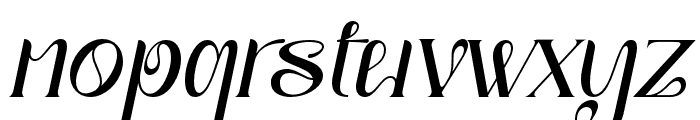 Alegros-Italic Font LOWERCASE