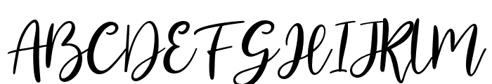 Alesandra-Regular Font UPPERCASE