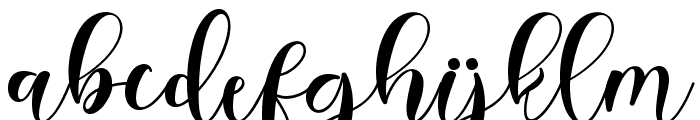 Alestha Butterfly Font LOWERCASE