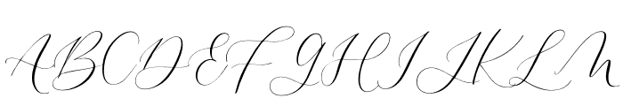 Aletheia Regular Font UPPERCASE