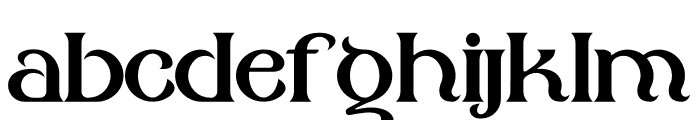 Aletriat Font LOWERCASE