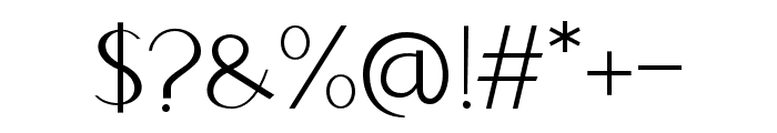 Alevia Regular Font OTHER CHARS