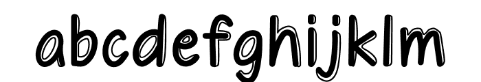 Alexander - A Regular Font LOWERCASE