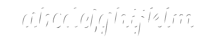 Alexandria Script Highlight Font LOWERCASE