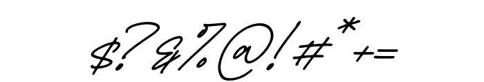 Alexandria Whitehouse Italic Font OTHER CHARS