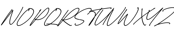 Alexandria Whitehouse Italic Font UPPERCASE