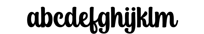 Alexia Bright Script Font LOWERCASE