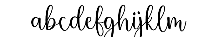 Aleyah Font LOWERCASE