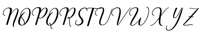 AlfaScrip Font UPPERCASE