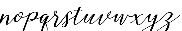 AlfaScrip Font LOWERCASE