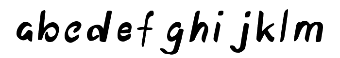 Alfani Regular Font LOWERCASE