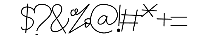 Alfath Signature Font OTHER CHARS