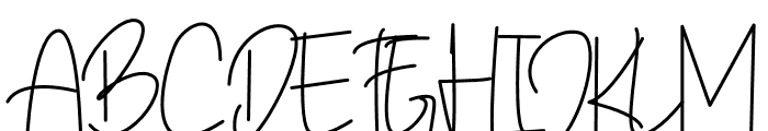 Alfath Signature Font UPPERCASE