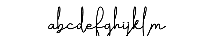 Alfath Signature Font LOWERCASE