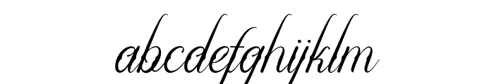 Alfiany Dek Font LOWERCASE