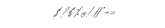 Alfinstare Qobylatin Italic Font OTHER CHARS