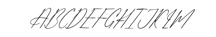 Alfinstare Qobylatin Italic Font UPPERCASE