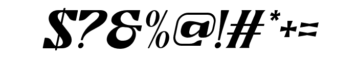 Algaria-Italic Font OTHER CHARS