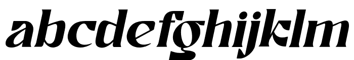 Algaria-Italic Font LOWERCASE