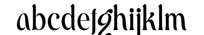 AlgebraRegular Font LOWERCASE