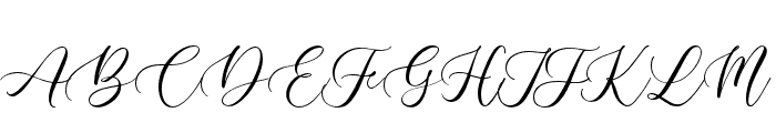Algeline-Regular Font UPPERCASE