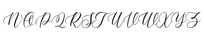 Algeline-Regular Font UPPERCASE