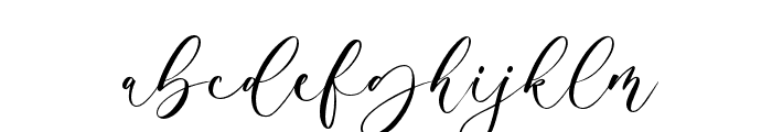 Algeline-Regular Font LOWERCASE