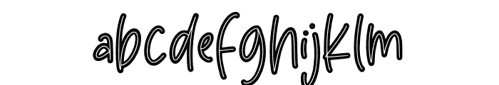 Algerton Kidelist Font LOWERCASE