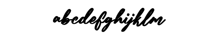 Algrowth Font LOWERCASE
