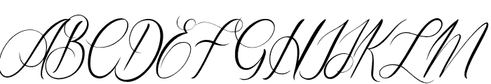 AliceSimon-Regular Font UPPERCASE
