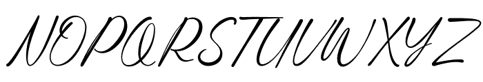 Alicer Script Font UPPERCASE