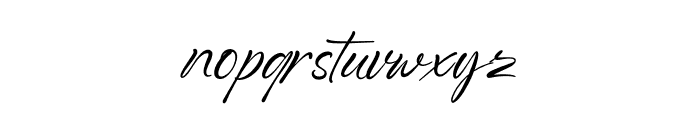 Alicer Script Font LOWERCASE