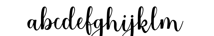 Alicestelly Font LOWERCASE