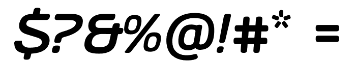 AliciOne 700 Italic Font OTHER CHARS