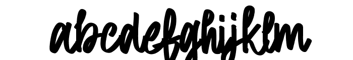 AliciaGrace Font LOWERCASE