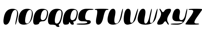 Alien Nation Italic Font LOWERCASE