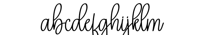 Alifia Signature Font LOWERCASE