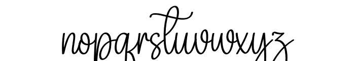 Alifia Signature Font LOWERCASE