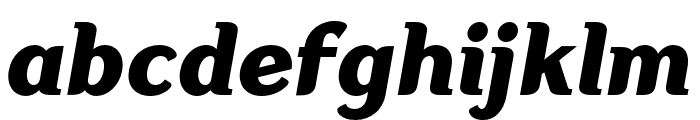 Aligarh Extra Bold Oblique Font LOWERCASE