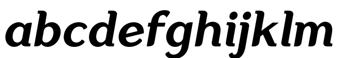 Aligarh Semi Bold Oblique Font LOWERCASE