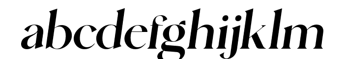 Aligha  Oblique Font LOWERCASE