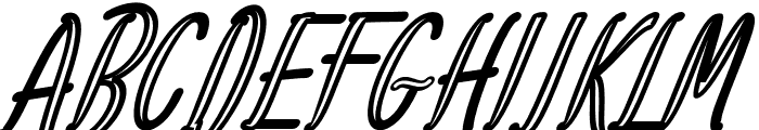 AlightOutLine-CondensedRegular Font UPPERCASE