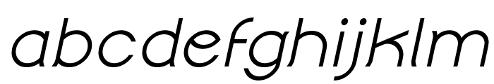 Alighty Nesia Bold Italic Font LOWERCASE
