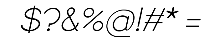 Alighty Nesia Italic Font OTHER CHARS