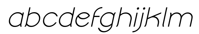 Alighty Nesia Italic Font LOWERCASE