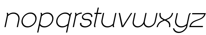 Alighty Nesia Italic Font LOWERCASE